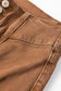 Sail Blue High Waist Button Fly Seamed Raw Hem Flare Jeans