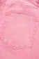 Peach Blossom Acid Washed High Rise Cropped Wide Leg Jeans