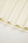 White Bow Jacquard Ruffle Sleeve Short 2pcs Outfit