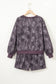 Brown Abstract Woodland Camo Print Baggy Pullover Drawstring Shorts Set