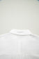 White Lace Trim Cuffed Short Sleeve Textured Shirt