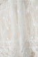 White 2pcs Sheer Floral Lace Ruffle Tiered Patchwork Blouse