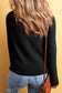 White Lightweight Ribbed Knit Button Front V Neck Cardigan