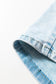 Myosotis Exposed Stitch Detail Drawstring Barrel Jeans