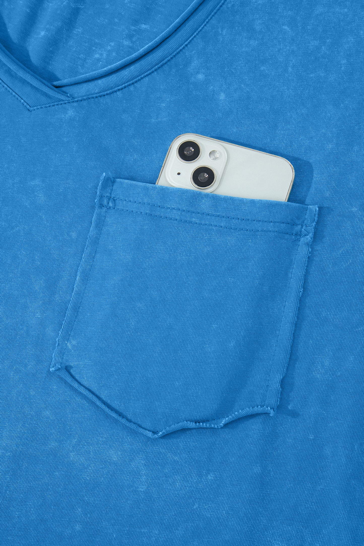 Sachet Pink Cotton Mineral Wash T Shirt