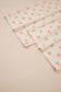 White Polka Dot Print Patched Pocket Loose Pants