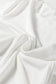 White Ribbed Long Sleeve Crew Neck Solid Color Bodysuit