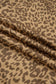 Khaki Plus Size Leopard Print Western Star Patched Jogger Pants