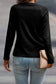 White Solid Color Seam Detail Raglan Long Sleeve Top
