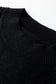 Black High Neck Puff Sleeve Sweater Pleated Mini Skirt 2pcs Knitted Outfit