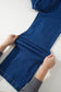 Sail Blue Hardware Decor Patched Pockets Wide Leg Denim Pants