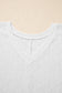 Golden Fleece Pointelle Rhombus Knit Plus Size V Neck Loose Top