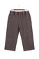 Coffee Mineral Wash Elastic Waistband Plus Size Barrel Pants