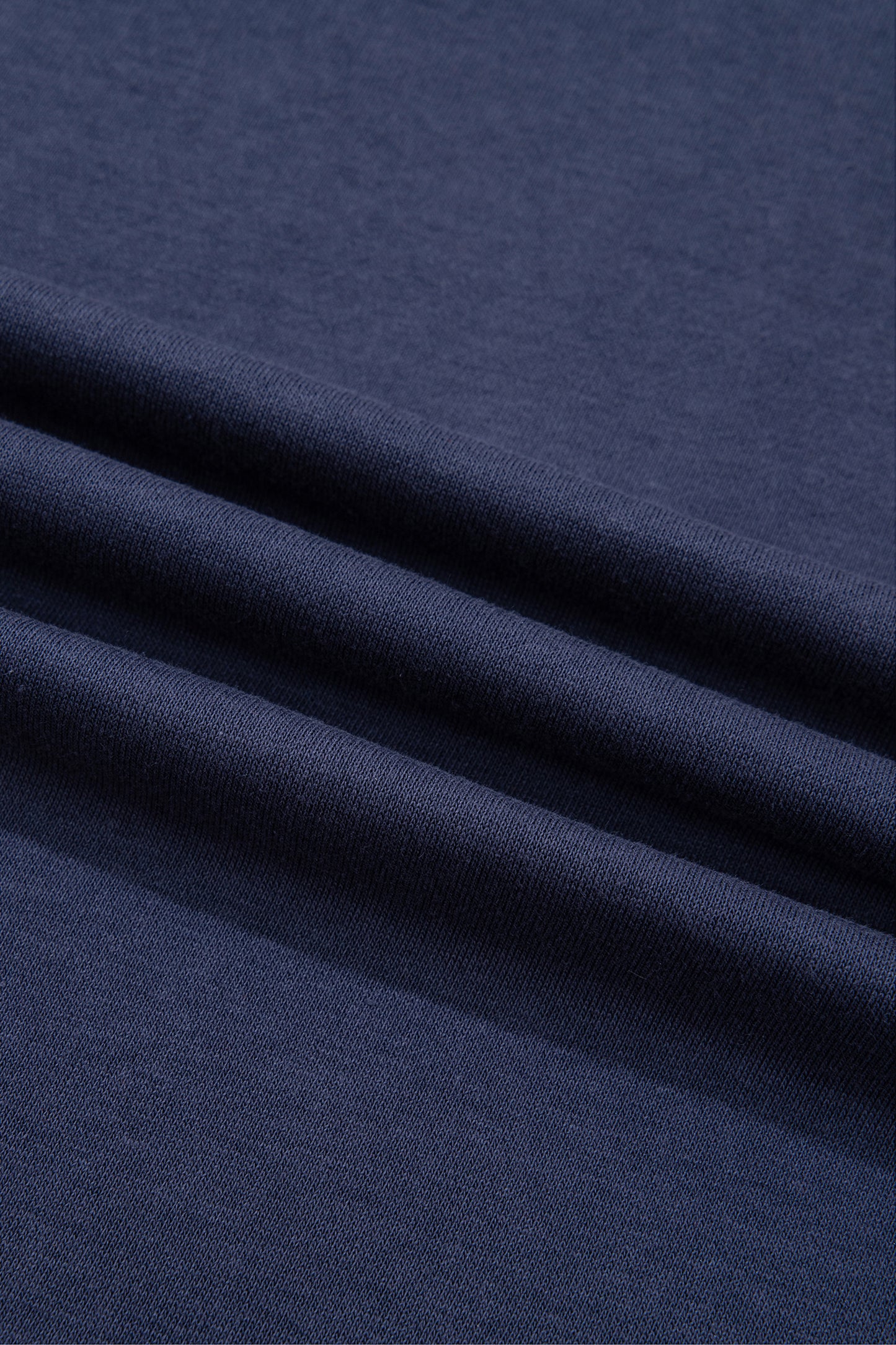 Navy Blue Patchwork Plaid Pocket Quarter Zip Sweatshirt