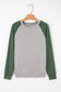 Red Dahlia Colorblock Raglan Long Sleeve T Shirt