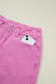 Black 2-Button High Waist Flared Bottom Jeans
