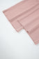 Light Pink Drop Shoulder Puff Sleeve Crop Pullover Drawstring Wide Leg Pants Set