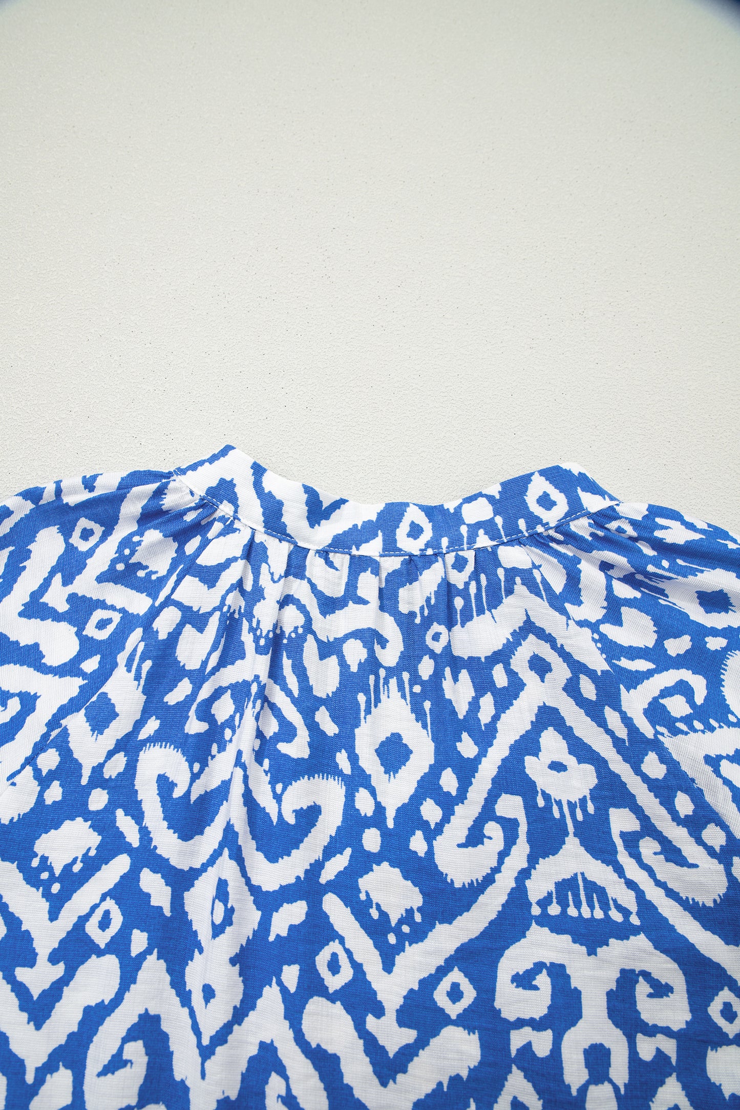Khaki Western Fashion Print Striped Color Block Patchwork Shift Mini Dress