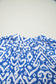 Khaki Western Fashion Print Striped Color Block Patchwork Shift Mini Dress