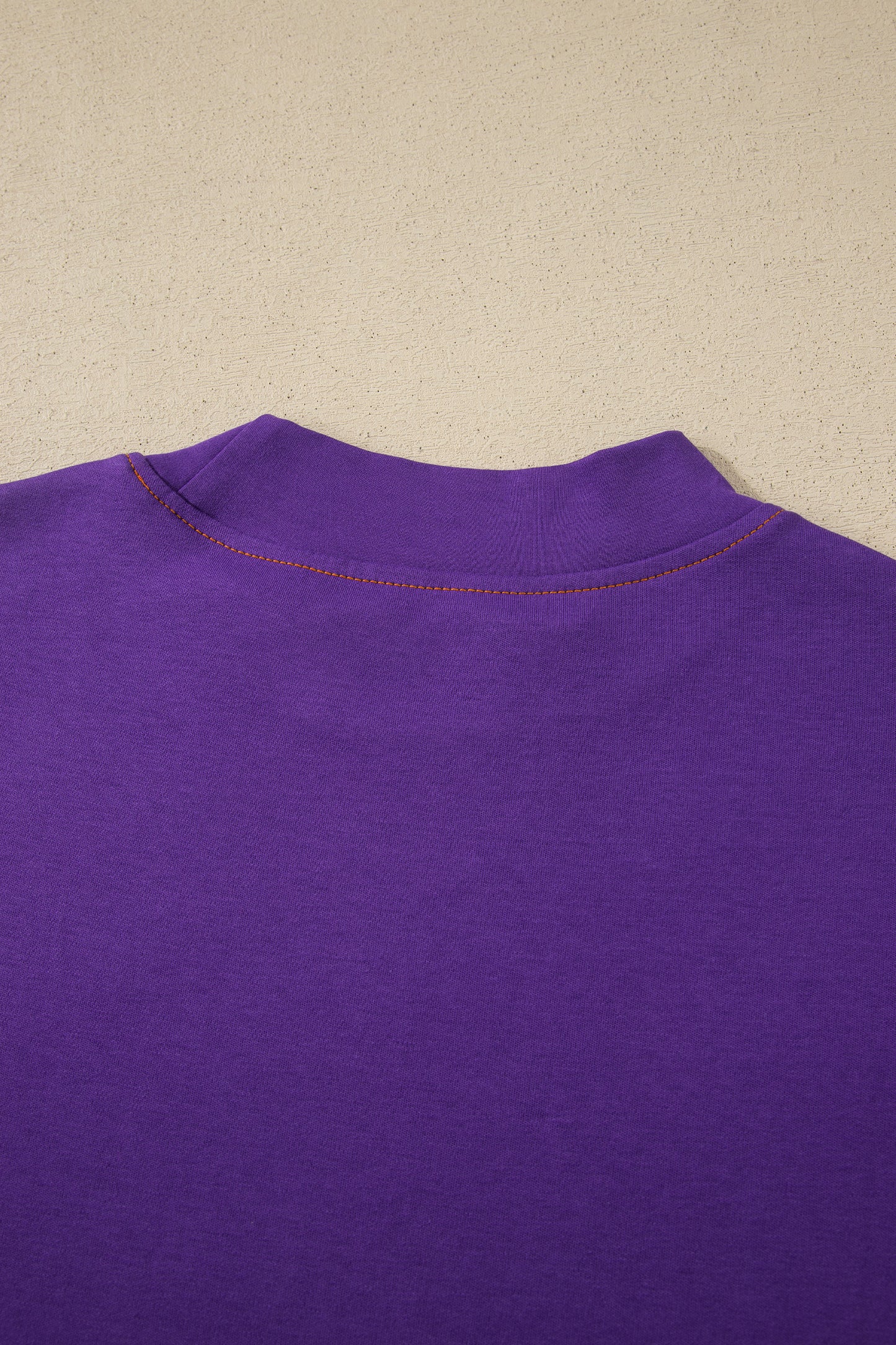 Tillandsia Purple Reversible Contrast-Stitched T-Shirt