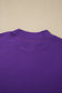 Tillandsia Purple Reversible Contrast-Stitched T-Shirt