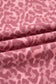 Rose Leopard Frayed Edge Wide Leg High Waist Jeans