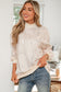 Pink Camo Mock Neck Baggy Sweatshirt