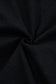 Black Solid Color Oversized Mock Neck Sweatshirt