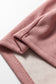 Parchment Leopard Drawstring Pullover Hoodie and High Waist Pants Corduroy Suit