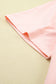 Light Pink Eyelet Lace Star Applique Plus Size T Shirt