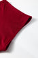 Black Plus Size Solid Color Asymmetric Neck Short Sleeve Blouse
