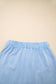 Myosotis 2 Pieces Mineral Wash Cotton Tank Top Lined Split Skirt Set
