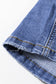 Myosotis Mid Rise Distressed Sneak Peek Straight Leg Jeans