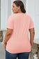 Orchid Petal Casual Plain Crew Neck Tee