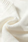 White 3D Flower Spaghetti Straps Sweater Vest