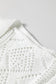 Purple Hollow-out Openwork Knit Cardigan