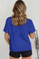 Sachet Pink Solid Color High Neck Oversize Tee