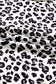 Gray Leopard Color Block Patchwork Reverse Stitch Plus Size Baggy Pullover