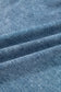 Ashleigh Blue Denim Pearl Embellished Elastic Waist Mini Skort