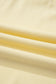 Yellow Cream Slim Ribbed Tank Top and Sweatpants Set