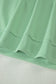 Mist Blue Solid Color Ribbed Trim Short Sleeve Top Drawstring Loose Pants 2pcs Outfit