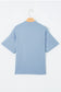 Sachet Pink Solid Color High Neck Oversize Tee