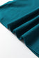 Black Plus Size Solid Color Asymmetric Neck Short Sleeve Blouse