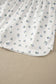 White Floral Print Half Zip Top Matching Short Set