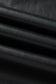 Black Faux Leather Side Slit Maxi Skirt