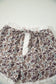Khaki Camouflage Print Ruffle Boxer Shorts