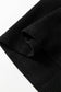 Black Colorblock Denim Collar Short Sleeve Plus Size Shift Dress