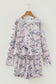 Pink Camo Henley Top and Short Set