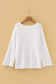 Sky Blue Solid Color Knit Loose Bracelet Sleeve Dolman Sweater