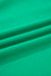 Dark Green Plus Size Button Front Ruffled Stripe Trim V Neck Flutter Sleeve Blouse